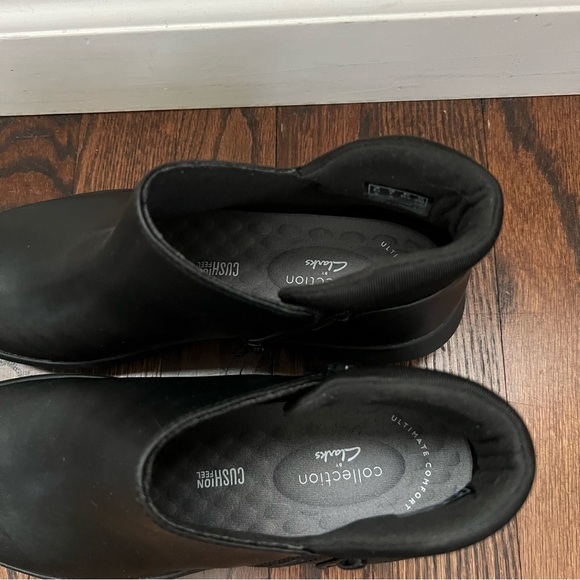 Clarks Collections By Clarks Kayleigh Mid Leather Ankle Boots Women Sz 7 comfort - Picture 6 of 16
